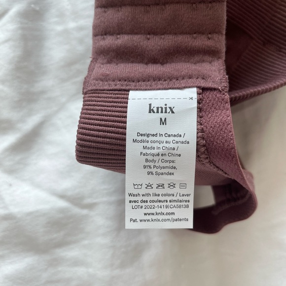 Knit Good to Go Seamless Bra, NWT, Medium, Vintage Plum - Picture 5 of 5